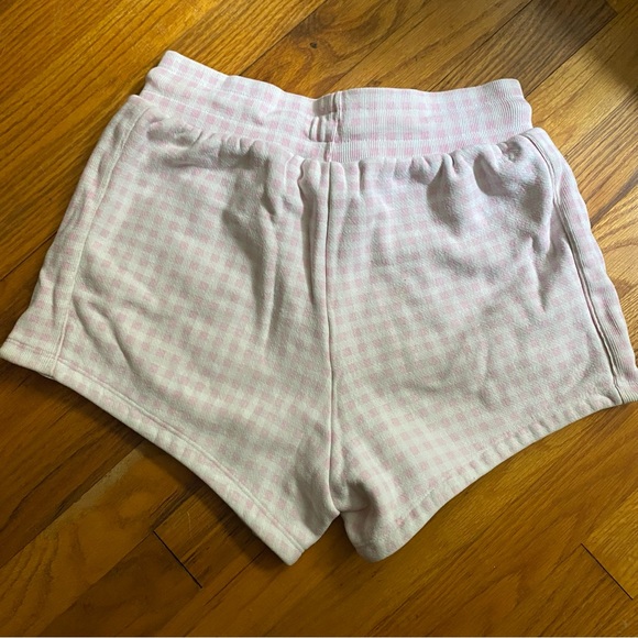XS Champion x HVN Urban Outfitters Pink White Gingham Shorts Extra Small - Picture 2 of 2